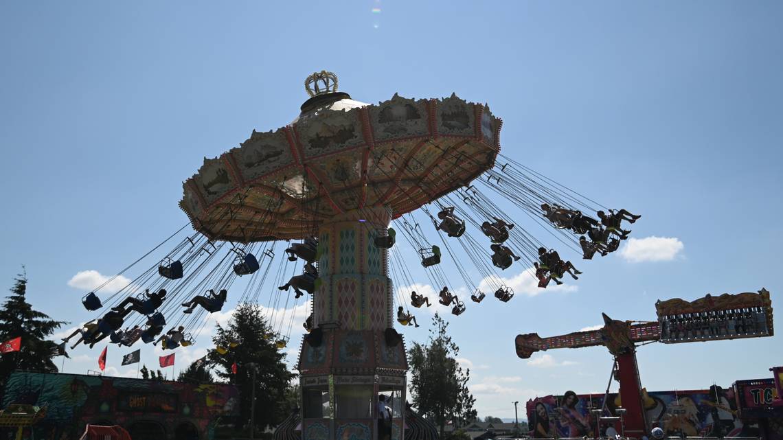 Carnival ride at the NW WA Fairgrounds